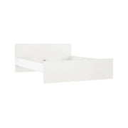 Letto matrimoniale Kaitak, Sommier per camera da letto, Giroletto per stanza, Struttura porta materasso, 207x166 h80 cm, Bianco
