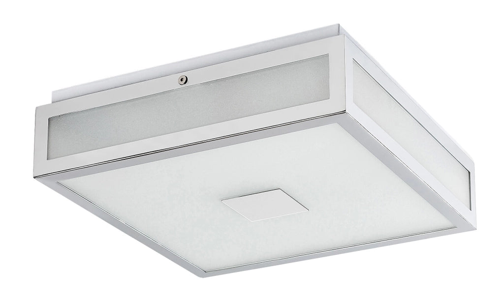 Plafoniera bagno quadrata cromo LED 24W IP44 Rabalux