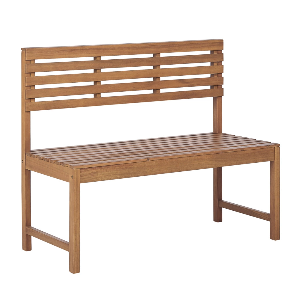 Panchina da esterno 2 posti in legno di acacia 50 x 110 cm Mobili da balcone