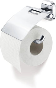 Sostegno per carta igienica con chiusura a chiave, acciaio inox