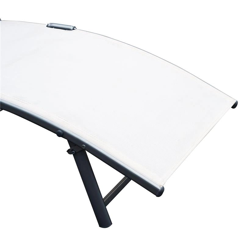 SDRAIO PRENDISOLE RELAX RECLINABILE PIEGHEVOLE CON CUSCINO BEIGE 137 X 63.5 X 100 CM