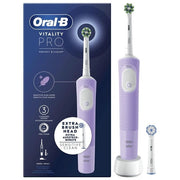 Oral-B Vitality Spazzolino Elettrico Ricaricabile Pro Viola, 2 Testine
