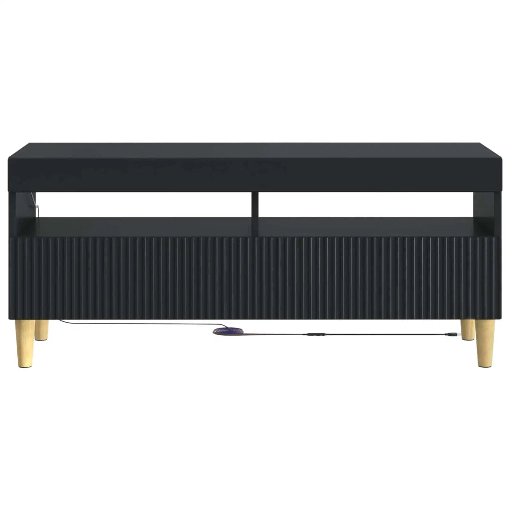 Mobile TV LED Nero Legno ingegnerizzato 896766