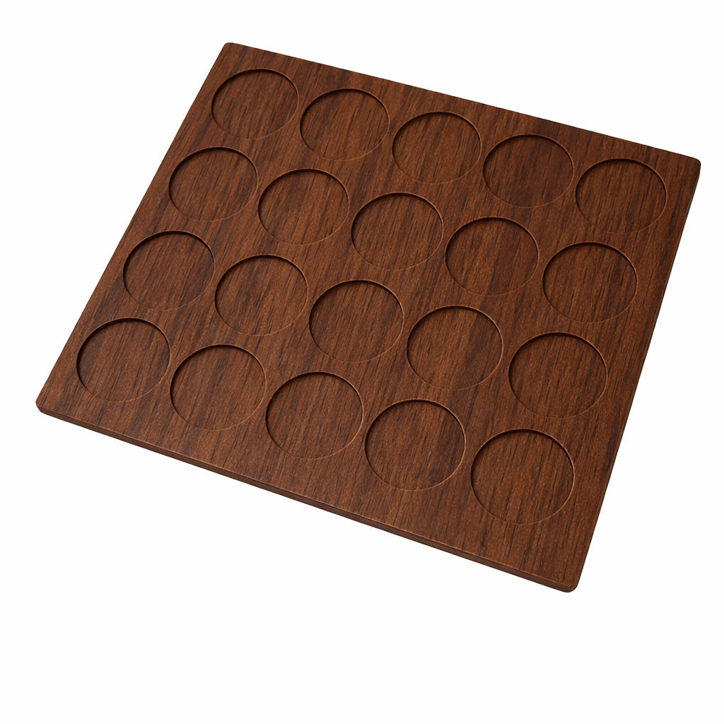 TAPPO COPRIFORO ADESIVO D 13 MM NOCE SCURO VENATO 500 PEZZI