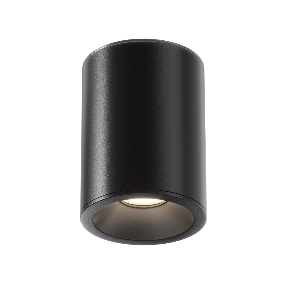 Maytoni Zoom plafoniera nera alluminio GU10 IP65 C029CL-01B