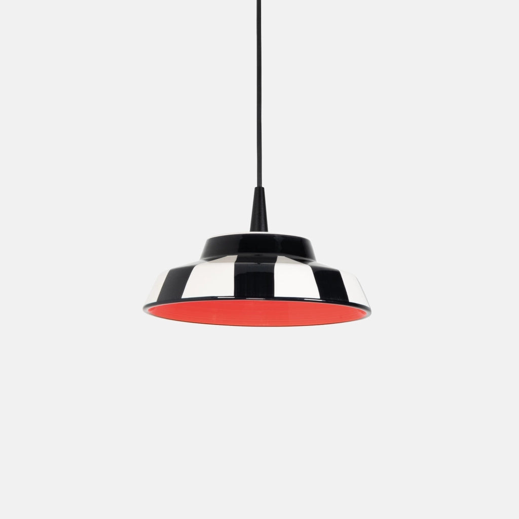 Circus Lampada a Sospensione LED 8W 2700K 645lm in Ceramica Made in Italy Diametro 24 cm Colore Rosso Design Modulare per Interni IP40