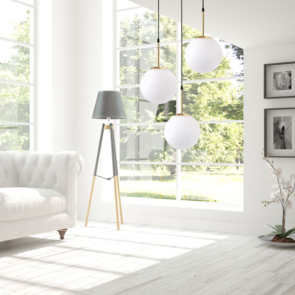 Lampa Sufitowa Metalowa Nowoczesna Silver Chrome