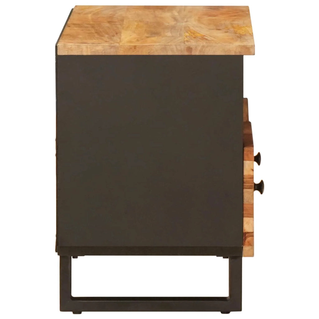 Mobile TV Marrone 70 x 33 x 46 cm Legno di mango massello 4018297