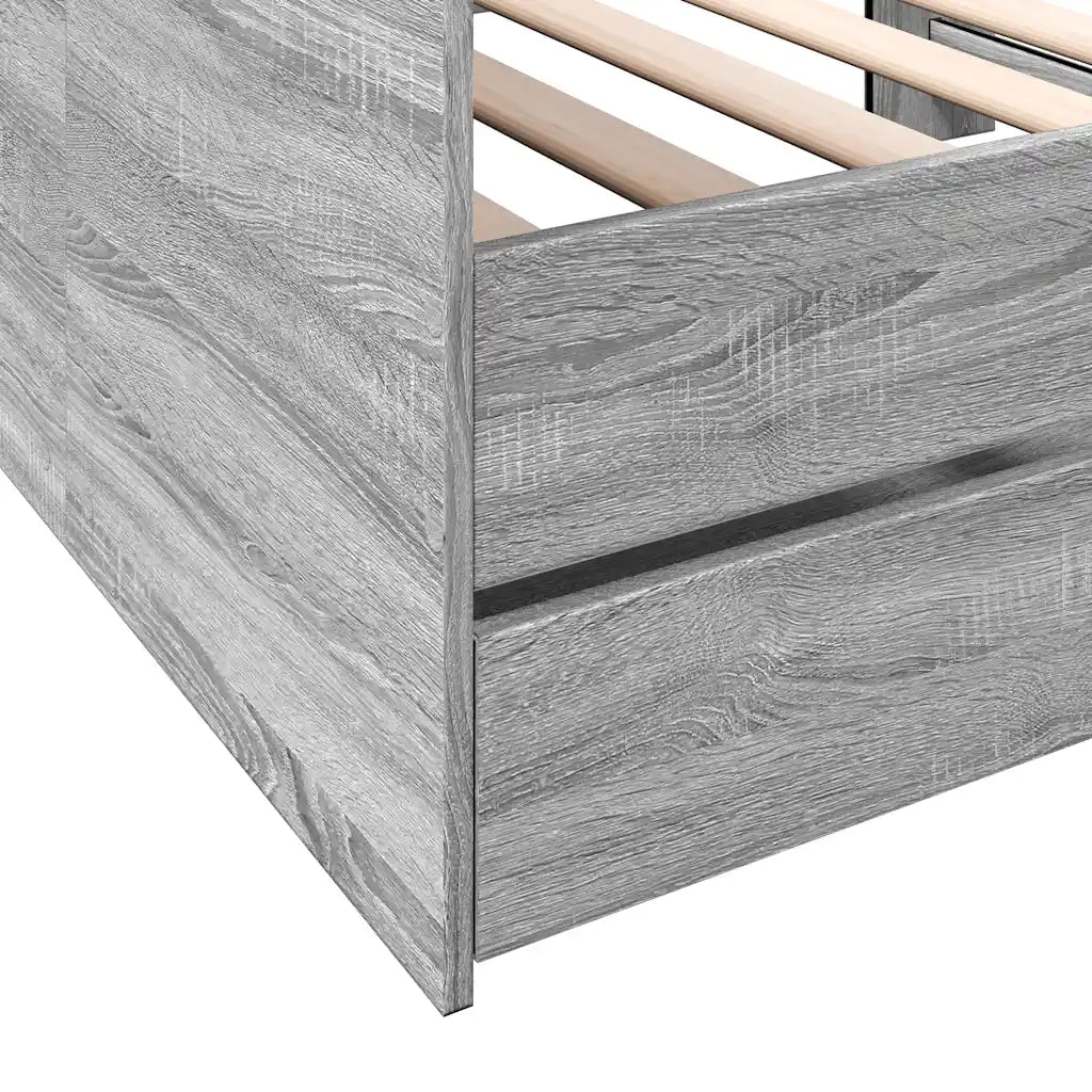 Divano Letto con Cassetti senza Materasso 90x200 cm