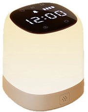 Lampada notturna per orologio, camera da letto, multifunzionale, telecomando, amichevole per l'allattamento, sonno, lampada notturna ricaricabile