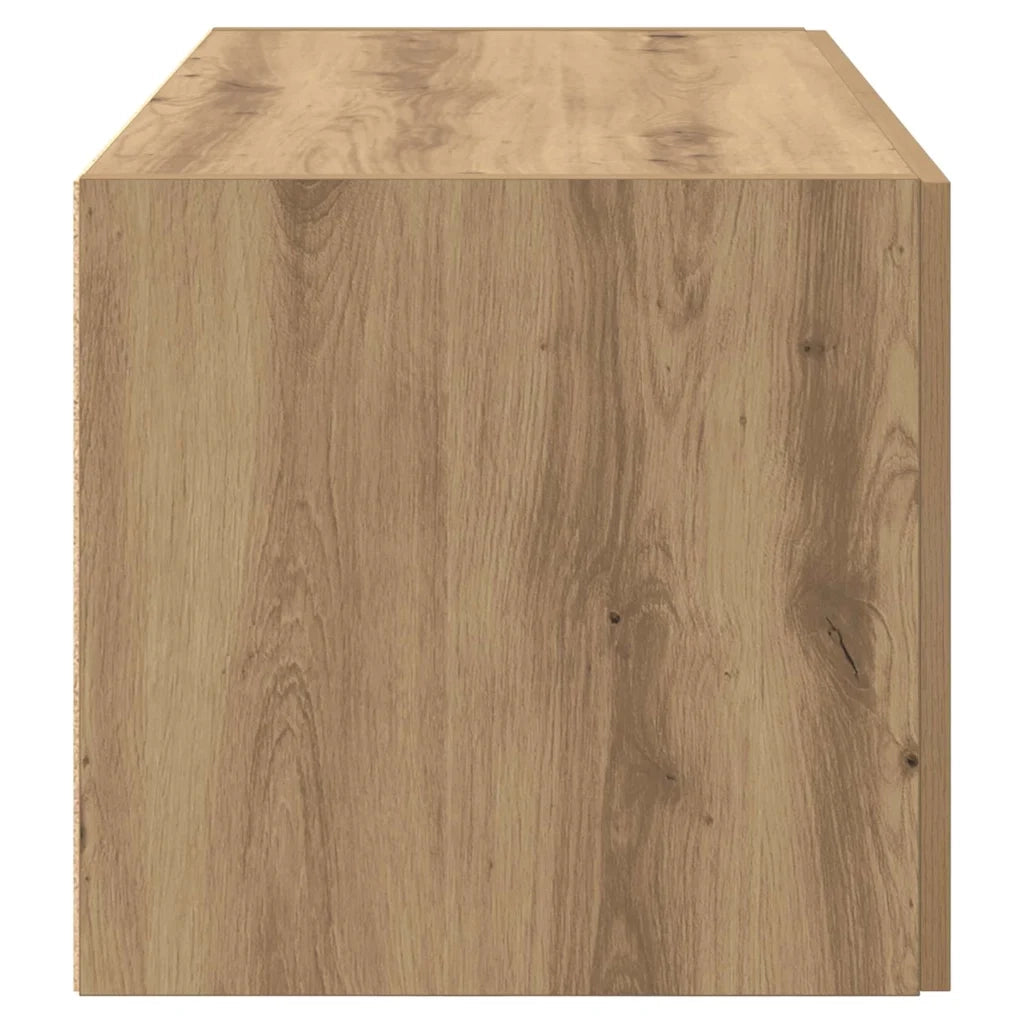 Armadietto a muro rovere artigianale 80 x 42.5 x 40 cm