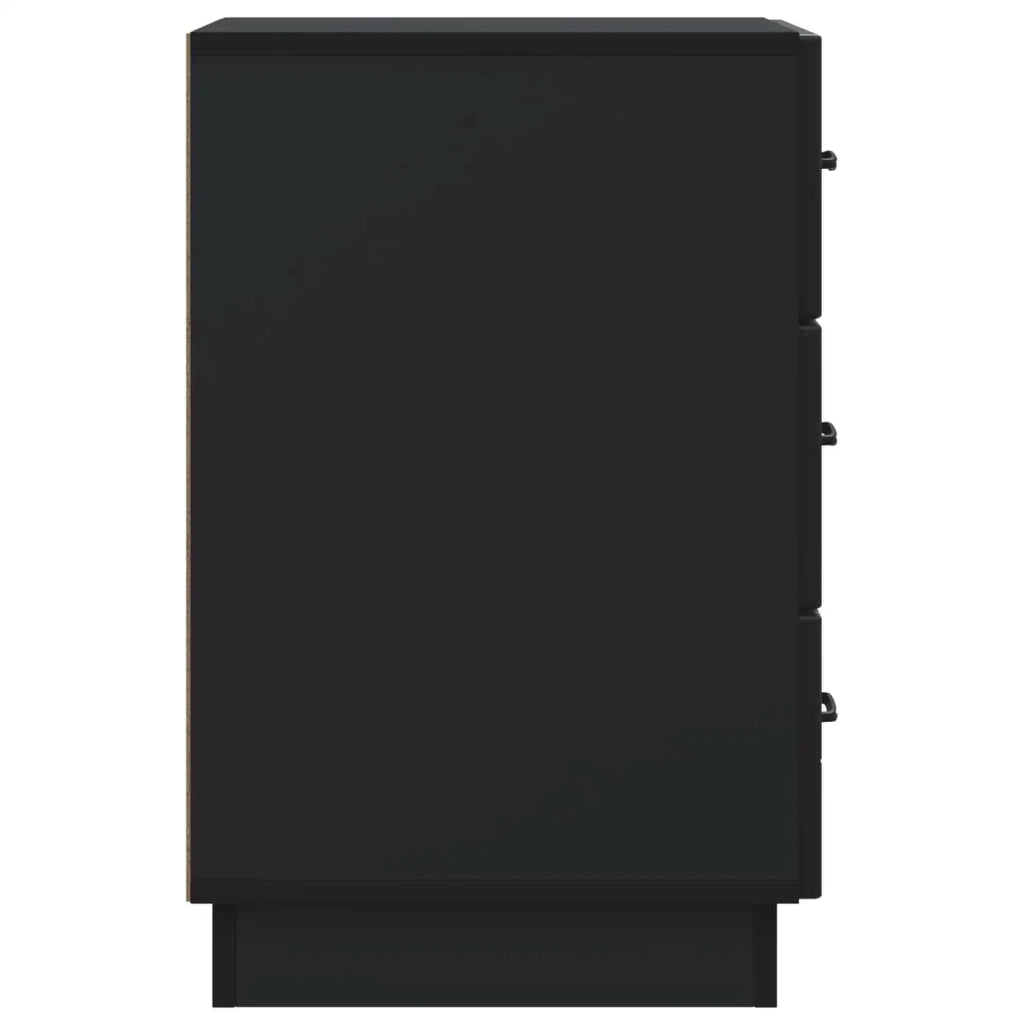 Armadio da Notte Nero 43 x 41 x 63,5 cm Legno ingegnerizzato 895246