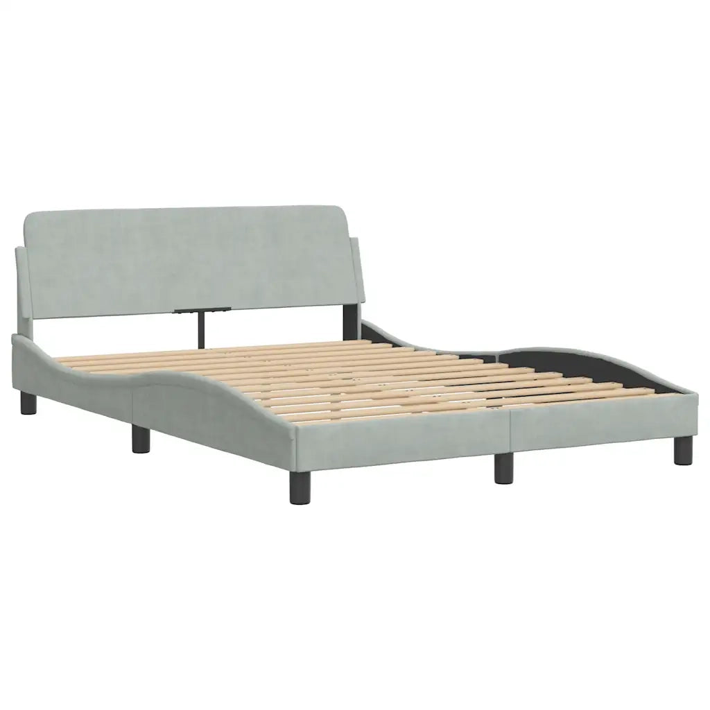 Giroletto Dover Grigio Chiaro 137x190 cm in Velluto 373282