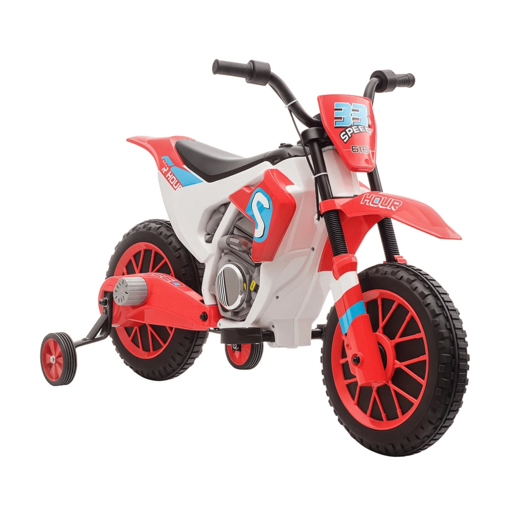 Moto Elettrica per Bambini da 3-5 Anni ¨C zephmum ¨C Rosso 106.5x51.5x68cm