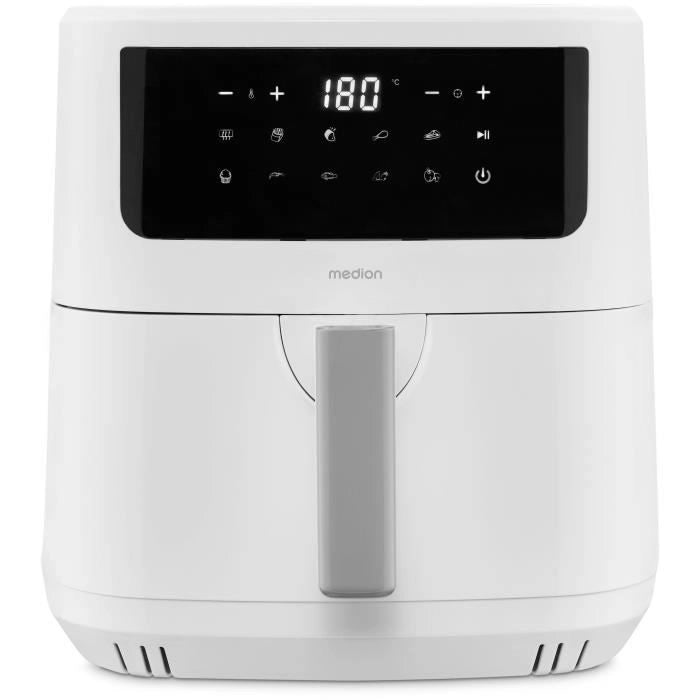 Friggitrice ad Aria Calda - MEDION - 50073000 - 2150 W - Touch screen - 9 programmi - Bianca
