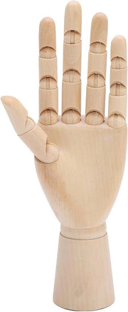Manico in legno con dita articolate e gomito rotativo - Professionale e versatile - 24cm di lunghezza