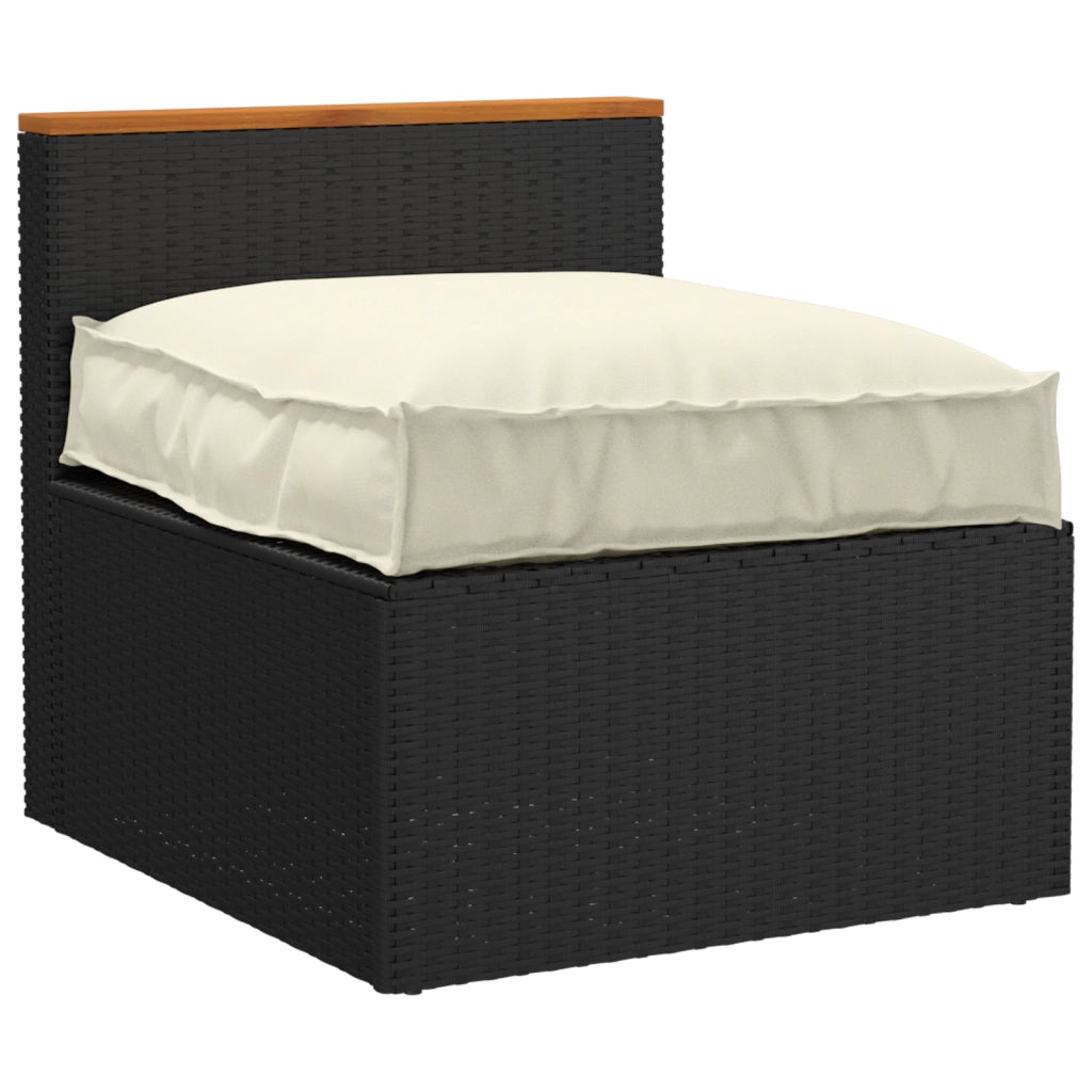 Cuscino per pallet  per seduta crema 70x70x12 cm in tessuto Oxford