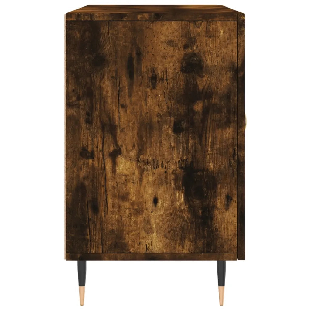 Credenza-Buffet-Armadio da cucina Rovere Fumo 100x36x60 cm in Legno Multistrato 996869