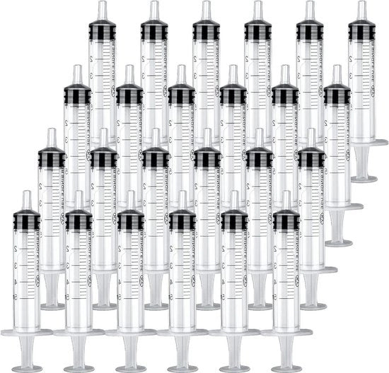 Contenitore di raccolta liquidi Spennello 5 ml - dosatore - 24 pezzi - pennelli in plastica - riutilizzabile Contenitore di raccolta liquidi