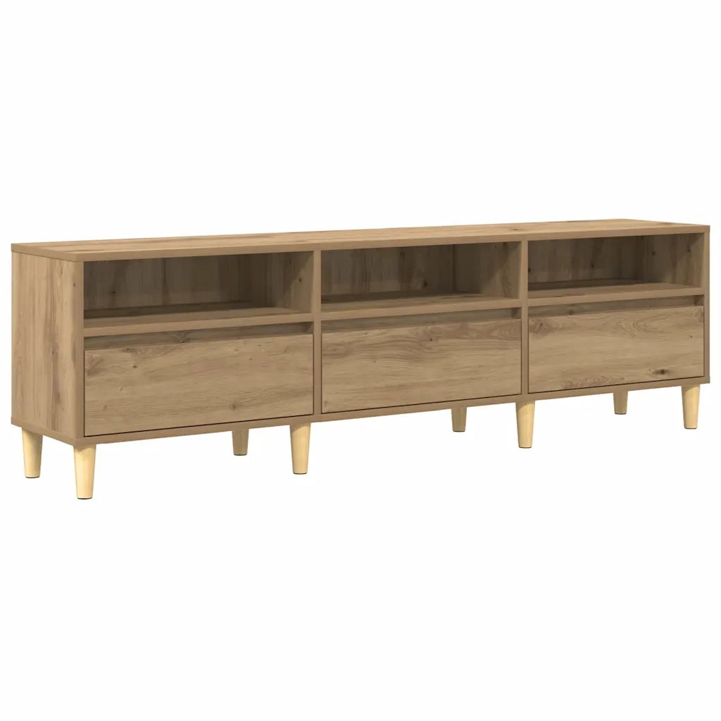 vidaXL Mobile TV rovere artigianale 150 x 30 x 45 cm Legno multistrato