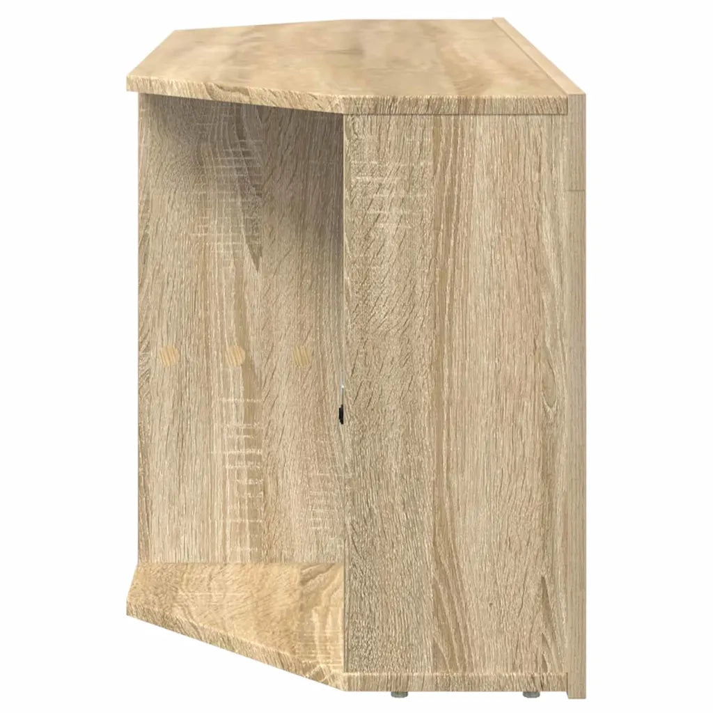 Mobile TV LED Angolare Rovere Sonoma 100 x 40 x 50 cm