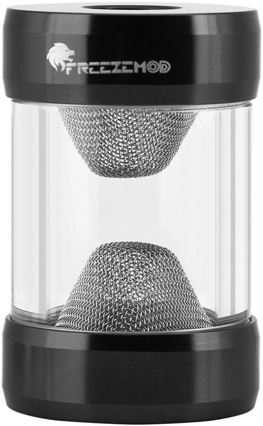 Filtro di raffreddamento acqua - G1/4'' - Forma a imbuto - Alluminio/PMMA - Filtro fine - Raffreddamento computer - Pomp di sicurezza - Filtro del sistema di raffreddamento