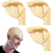 Pacco di 3 Bald Caps Capelli in Latice Spessi per Capire la Testa Cappello di Pelle di Tartaruga per Bambini e Adulti