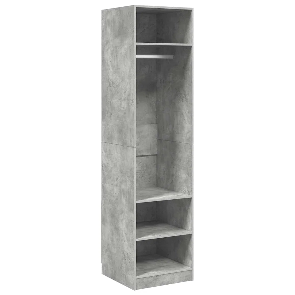 Armadio Grigio Cemento 50x50x200 cm in Legno Multistrato CFW4206910