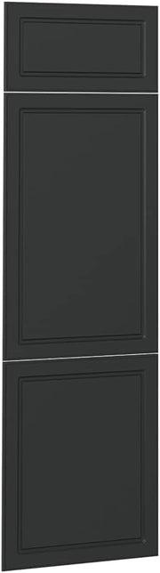 Frontale cucina R-Line, Antracite casa di campagna, 59.6 x 196 cm frontale del mobile per mobile per frigorifero