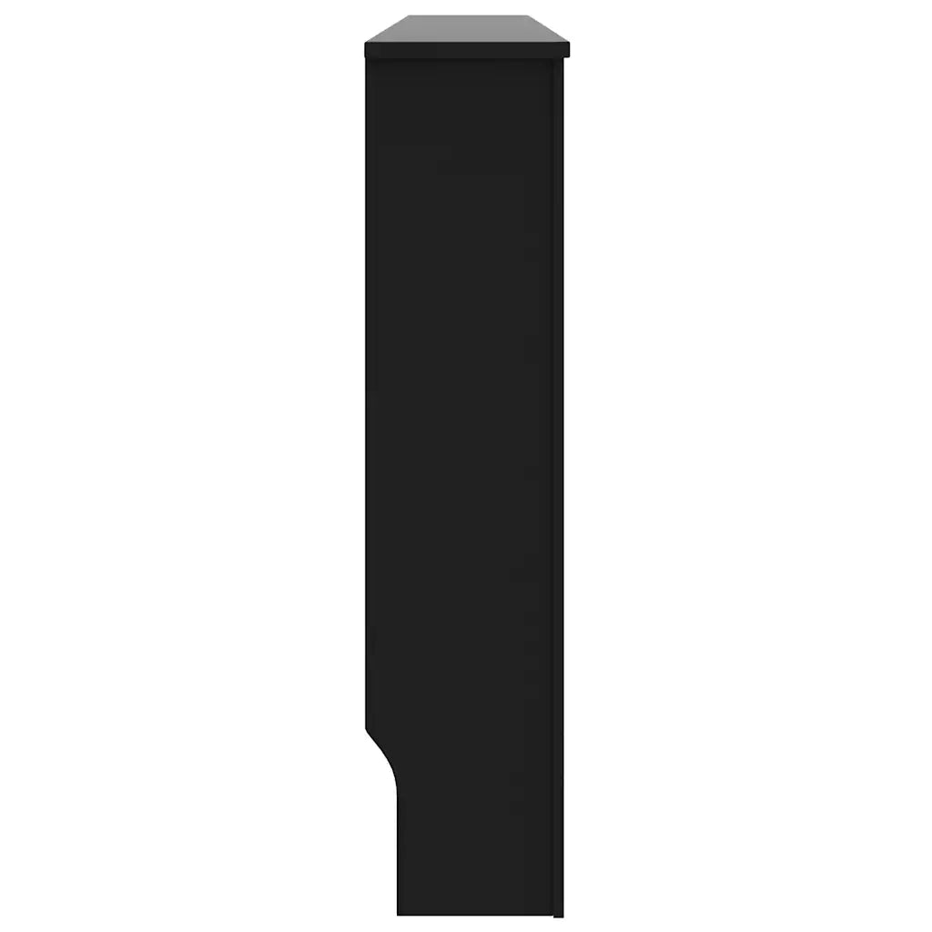 Copertura per Radiatore Nera 172x19x81,5 cm in MDF CFW7986908