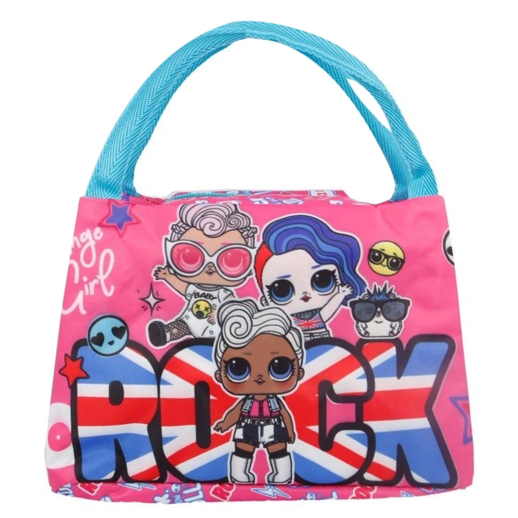 Sacco Termico per Pranzo per Bambini motivo Bambole Let's Rock e Motivi Divertenti Blu / Rosa LOL Surprise
