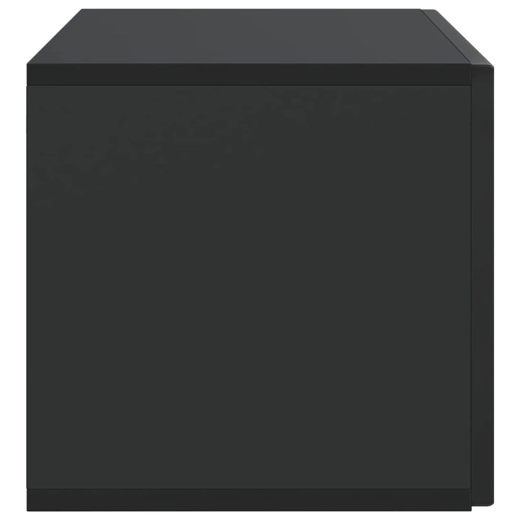 Mobile Porta TV da Muro Nero 78,5 x 31 x 30 cm