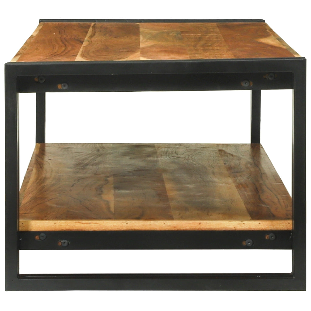 Tavolino da caffÃ¨ 120x50x38 cm in legno massello di acacia