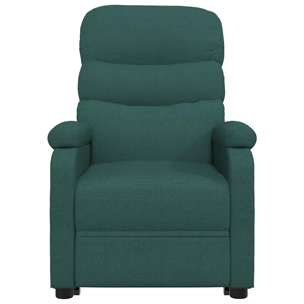 Divano Sedia-Poltrona Reclinabile in Tessuto Verde Scuro 490608