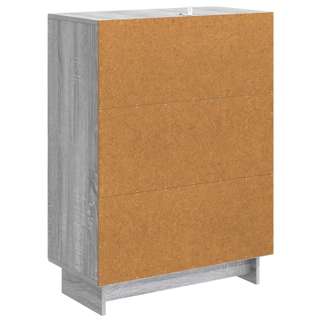 Credenza Grigio Sonoma 66 x 34,5 x 90 cm Legno ingegnerizzato 893901
