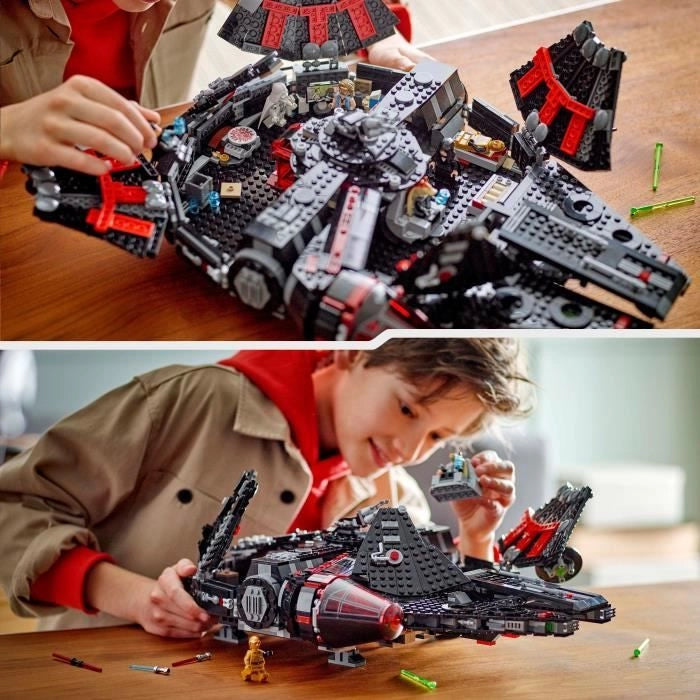 LEGO Star Wars 75389 The Black Falcon - Veicolo costruibile per bambini - Regalo