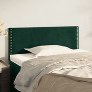 Testiera Verde Scuro 100x5x78/88 cm in Velluto