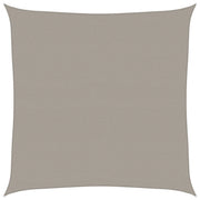 Vela Parasole | Telo Ombra | Vela da ombra 160 g/m2 Quadrata Grigio Chiaro 7x7 m in HDPE