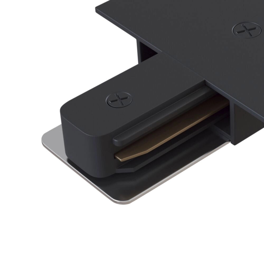 Connettore Per Binario In Alluminio Nero