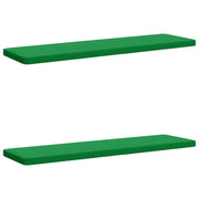 Cuscini per Panchina a 2 Pezzi VUGHT 2 pz 100% Poliestere Verde 952195