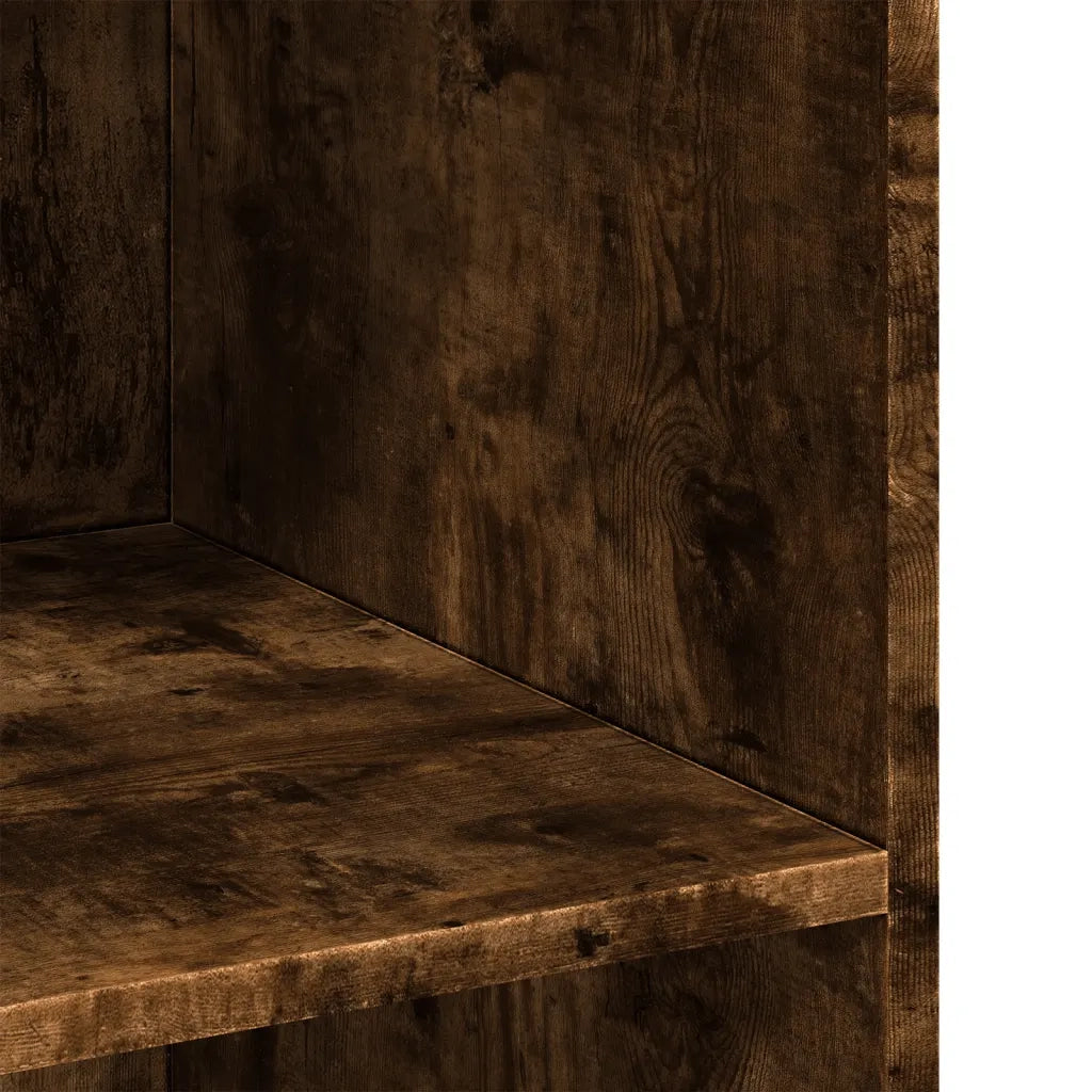 Credenza | Madia | Buffet da pranzo | Armadio da pranzo Rovere Fumo 70x41x93 cm in Legno Multistrato
