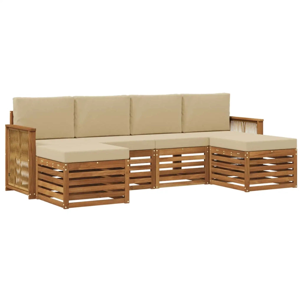 Set di divani da esterno 5 pz 3384689