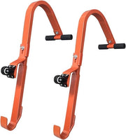 Scaffolding con Piastra di Supporto in Gomma Nera per Ladder Stabilizzazione - Struttura in Acciaio Stabile - Leggero e Multifunzionale