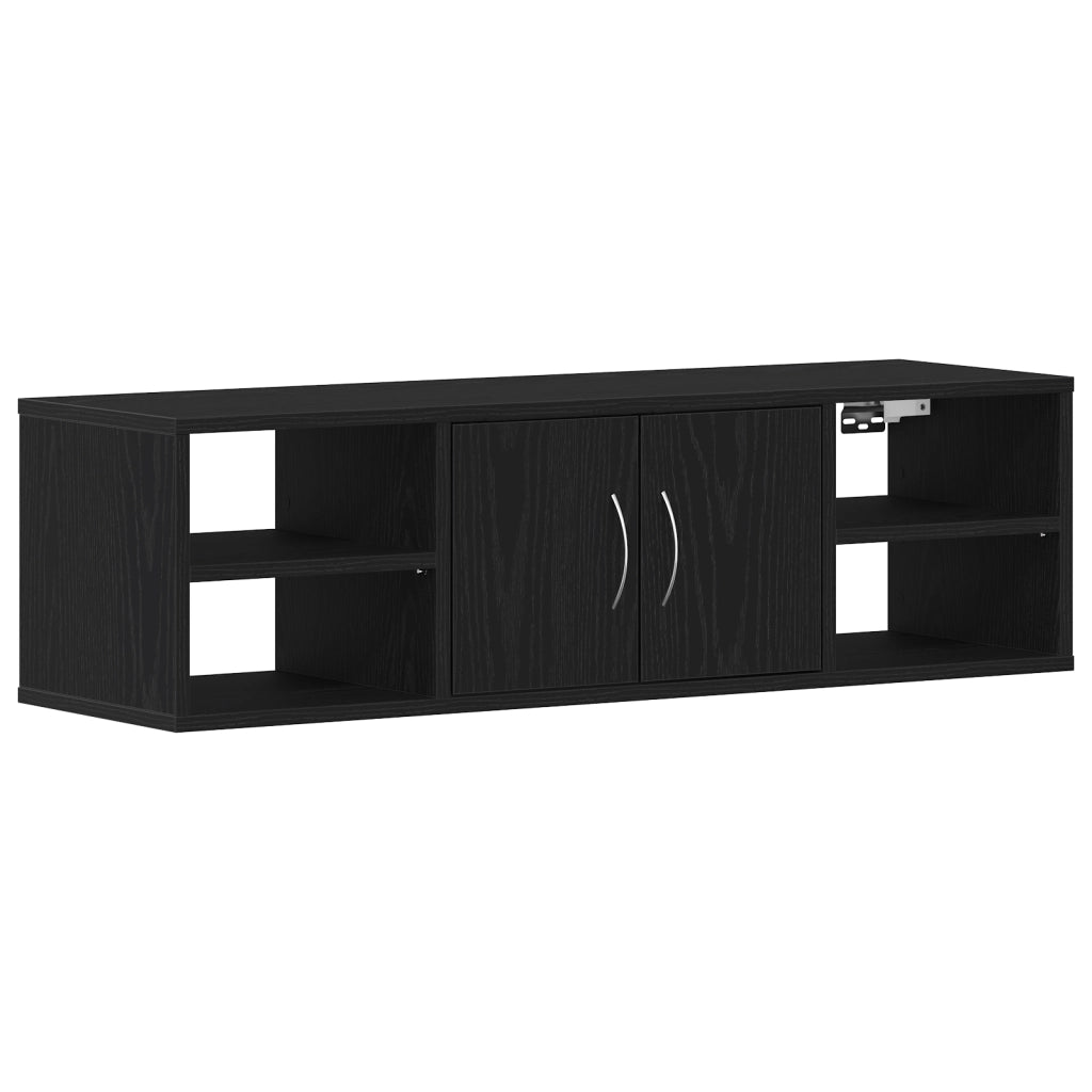 Mensola da Muro  Quercia Nera 140x41x75 cm Legno Ingegnerizzato