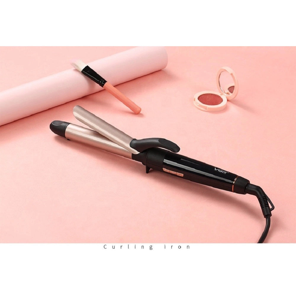 Trade Shop - Vgr V-571 Ferro Arricciacapelli Professionale 2 In 1 Parrucchiere -