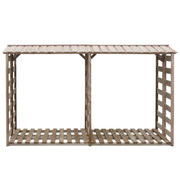 Deposito per Legname Capanno 300x90x176 cm in Pino Impregnato 43330