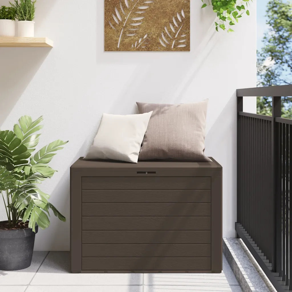 Baule da Giardino Marrone 78x44x55 cm CFW4106180