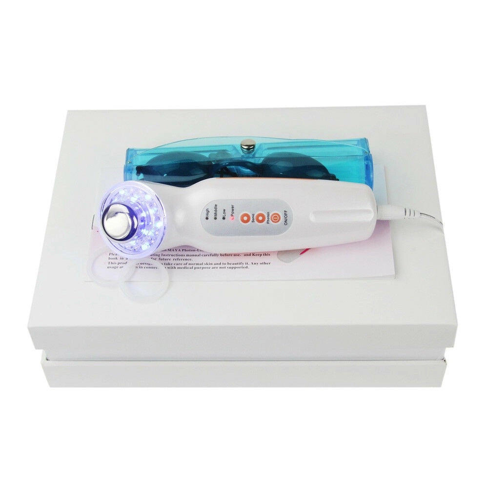Trade Shop - Dispositivo Kit Trattamento Anti Rughe Ultrasuoni Pulizia Ringiovamento Viso -