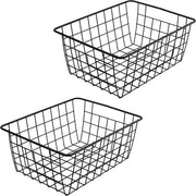 Cassetti per filo 28 x 22 x 12 cm - Metallo - Parete - Supporto per filo - Nero