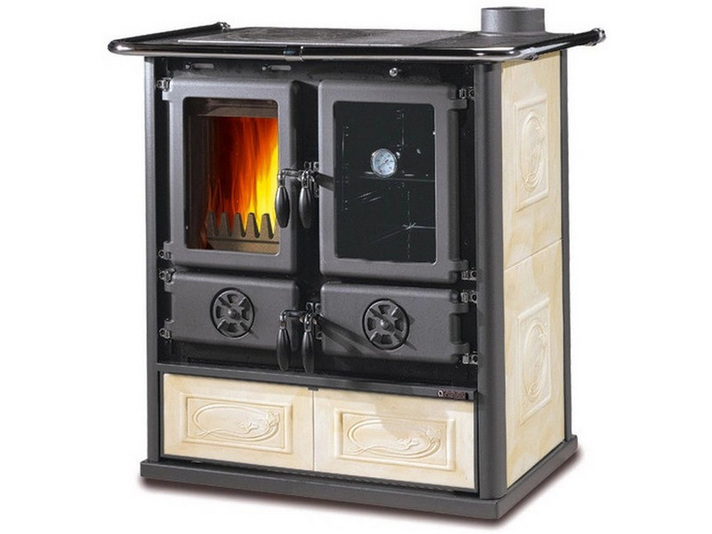 1pz la nordica cucina a legna rosetta bii col. liberty panna cod:ferx.vit53907